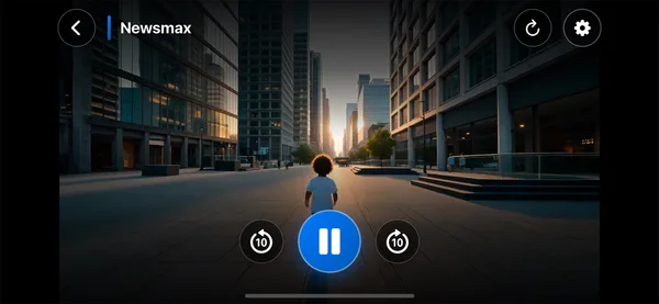 IPTV Core IPTV player screenshot — live TV, series and movies on iPhone