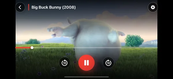IPTV Core IPTV player screenshot — live TV, series and movies on iPhone