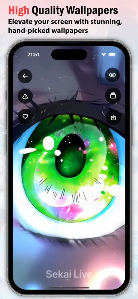 Sekai Anime Live Wallpapers screenshot